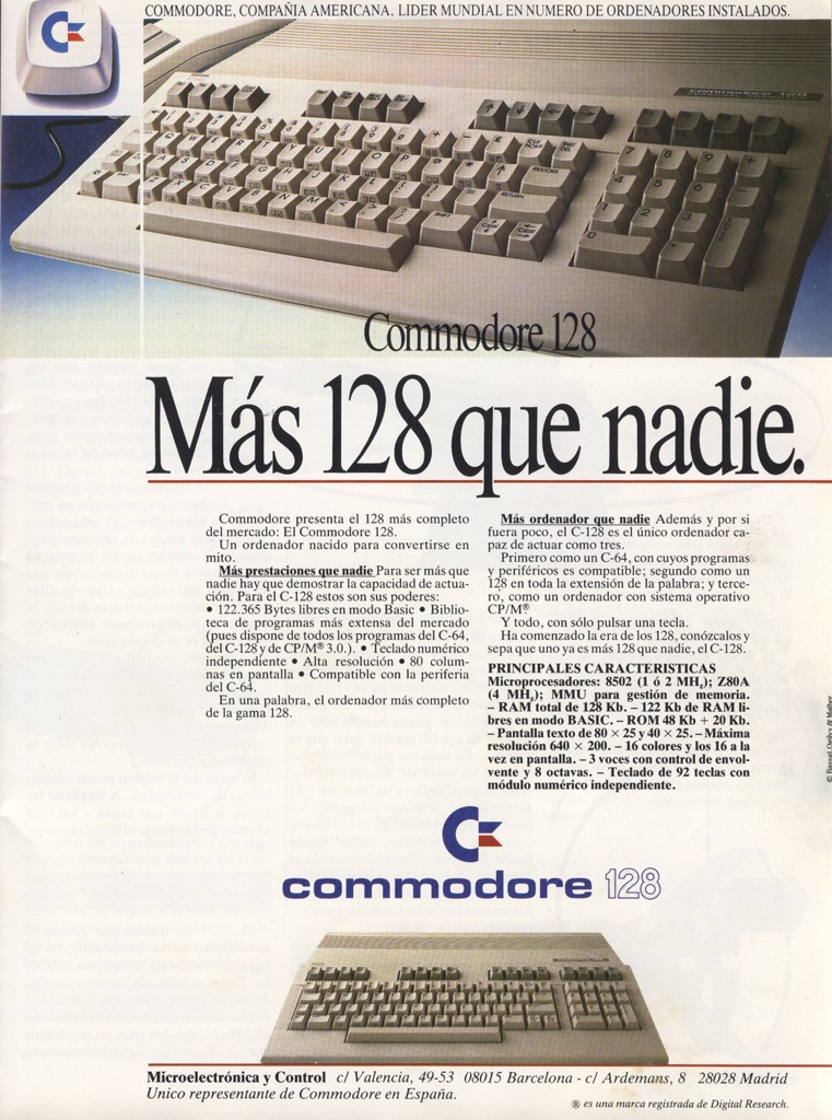 Commodore 128 - 1986